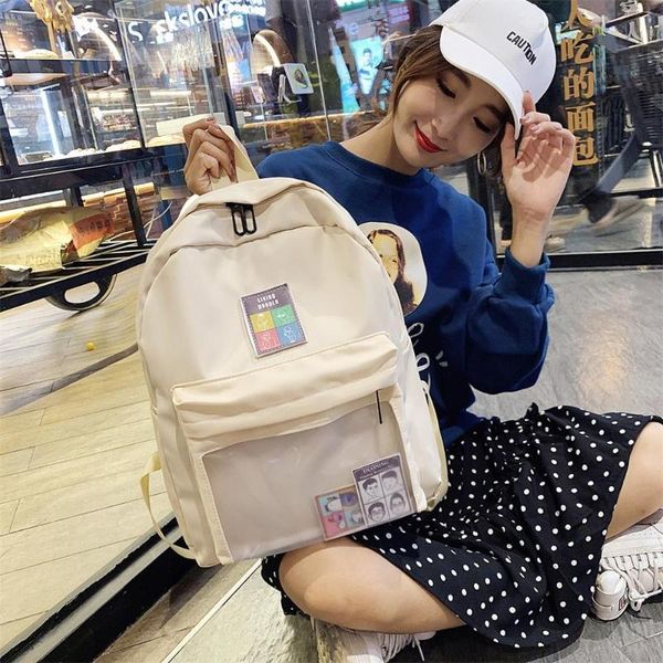 backpack cartoon nylon for women 2021 large capacity solid color waterproof casual teenager kawaii school bag #15
backpack cartoon nylon for women 2021 large capacity solid color waterproof casual teenager kawaii school bag #15