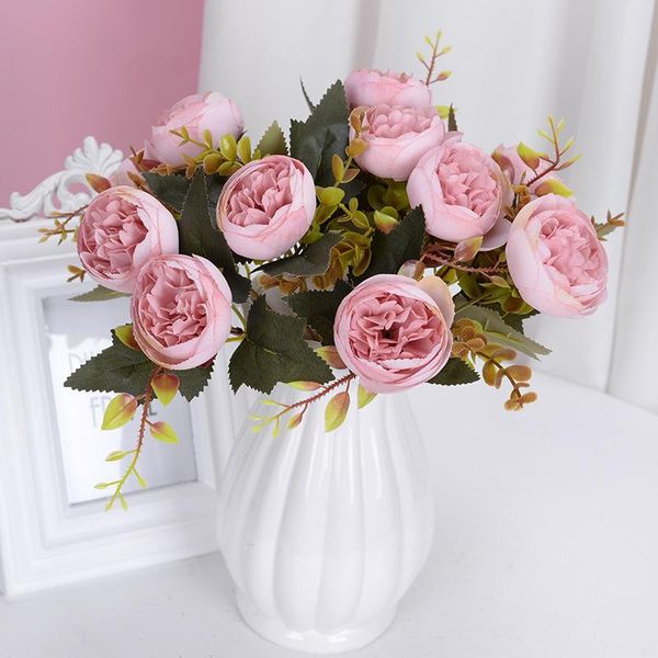 decorative flowers & wreaths 1 bouquet of 5 artificial peony tea rose autumn silk fake flower diy living room home garden wedding christmas
decorative flowers & wreaths 1 bouquet of 5 artificial peony tea rose autumn silk fake flower diy living room home garden wedding christmas