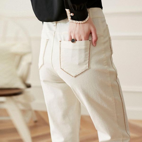 women's pants & capris white jeans straight loose women 2021 spring tall waist leisure long thin haroun, Black;white
women's pants & capris white jeans straight loose women 2021 spring tall waist leisure long thin haroun, Black;white