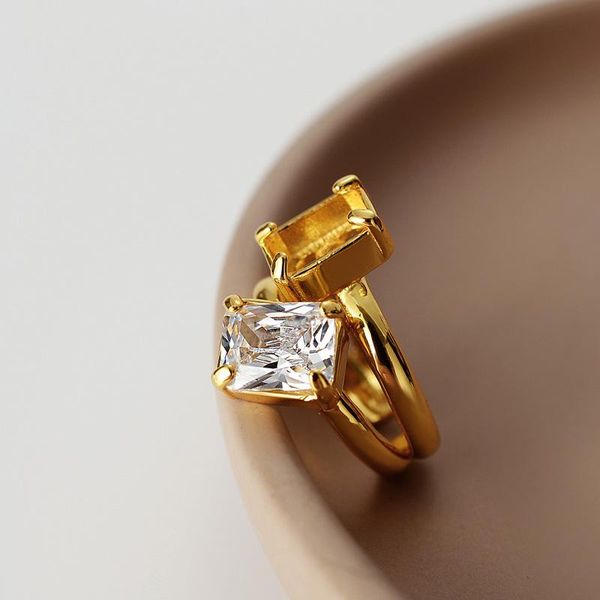 korean version of simple and advanced s925 sterling silver broken ring female ins hollow opening square drill index finger cluster rings, Golden;silver
korean version of simple and advanced s925 sterling silver broken ring female ins hollow opening square drill index finger cluster rings, Golden;silver