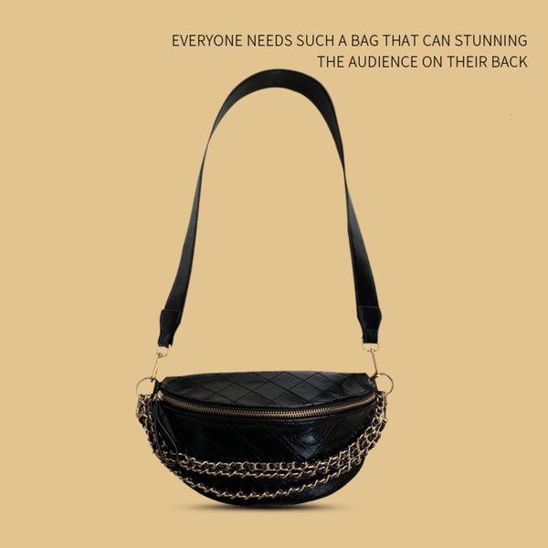 korean women's bag 2021 menger fashion chain chest waist versatile stray s