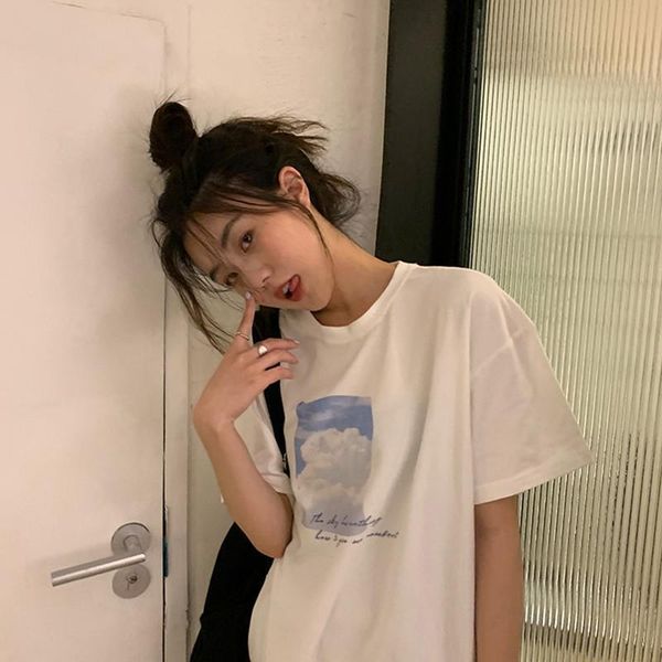 summer preppy style cartoon letter womens t shirt print short sleeve tee femme women f3941, White
summer preppy style cartoon letter womens t shirt print short sleeve tee femme women f3941, White