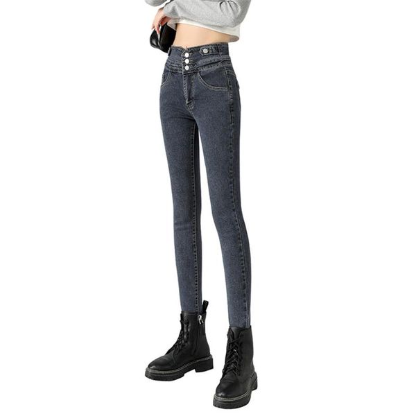 women's jeans autumn winter high waist elasticity pencil pants women streetwear slim denim buttons zipper ladies, Blue
women's jeans autumn winter high waist elasticity pencil pants women streetwear slim denim buttons zipper ladies, Blue