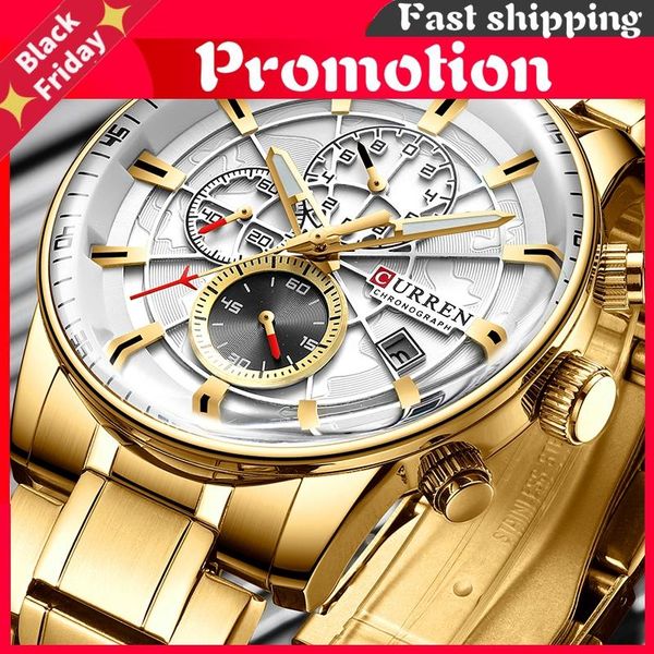 wristwatches watch men gold sport waterproof quartz watches mens chronograph date male clock relogios masculino, Slivery;brown
wristwatches watch men gold sport waterproof quartz watches mens chronograph date male clock relogios masculino, Slivery;brown