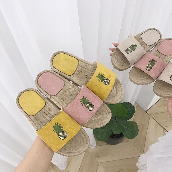 flock pineapple cute print open toe slippers outside woman sandals summer shoes comfort soft heel slides gladiator sandalias, Black
flock pineapple cute print open toe slippers outside woman sandals summer shoes comfort soft heel slides gladiator sandalias, Black