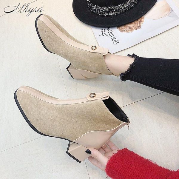 boots autumn winter women's thick heel mid-heel fashion round toe short tube stiletto w294, Black
boots autumn winter women's thick heel mid-heel fashion round toe short tube stiletto w294, Black