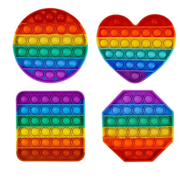rainbow push pop fidget toy bubble sensory squishy simple dimple party favor colorful anti stress children toys
rainbow push pop fidget toy bubble sensory squishy simple dimple party favor colorful anti stress children toys