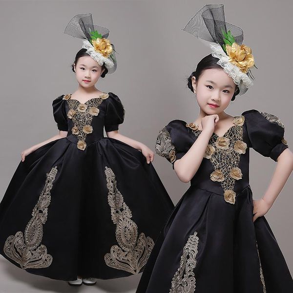 casual dresses gothic victorian steampunk lolita dress, Black;gray