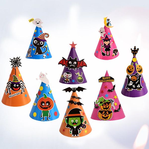 party hats 8 pcs cartoon paper hat craft caps diy masquerade dress supplies for children kids
party hats 8 pcs cartoon paper hat craft caps diy masquerade dress supplies for children kids