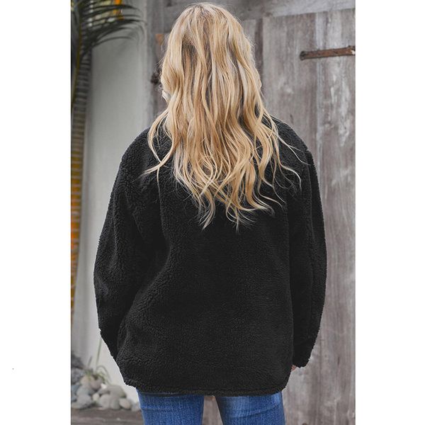 breaker pocketed statement fashion asymmetric zipper sherpa style side bag furry lady's jacket in, Black
breaker pocketed statement fashion asymmetric zipper sherpa style side bag furry lady's jacket in, Black