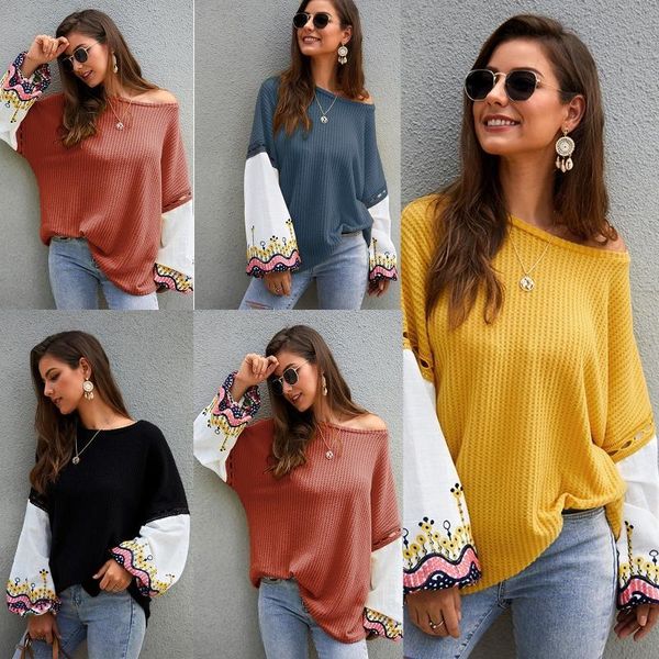 women's sweaters women batwing sleeve sweater floral embroidery patchwork waffle knit loose 2gdq, White;black
women's sweaters women batwing sleeve sweater floral embroidery patchwork waffle knit loose 2gdq, White;black