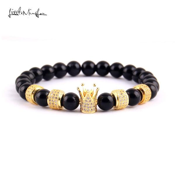 charm bracelets wml luxury men bracelet natural stone bead cz column & crown bangles for women jewelry, Golden;silver
charm bracelets wml luxury men bracelet natural stone bead cz column & crown bangles for women jewelry, Golden;silver