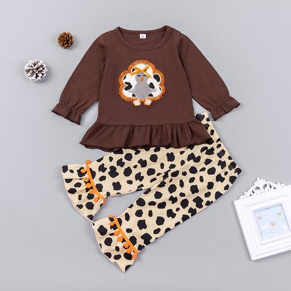 spring children's clothing sets 1-5y girls cotton long sleeved ruffle and flared pants suit autumn kid garment outfits, White
spring children's clothing sets 1-5y girls cotton long sleeved ruffle and flared pants suit autumn kid garment outfits, White