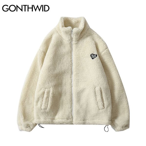 hip hop winter fleece fluffy jacket streetwear harajuku fuzzy zipper coat men autumn solid color lightweight jackets black beige 211217, Black;brown
hip hop winter fleece fluffy jacket streetwear harajuku fuzzy zipper coat men autumn solid color lightweight jackets black beige 211217, Black;brown