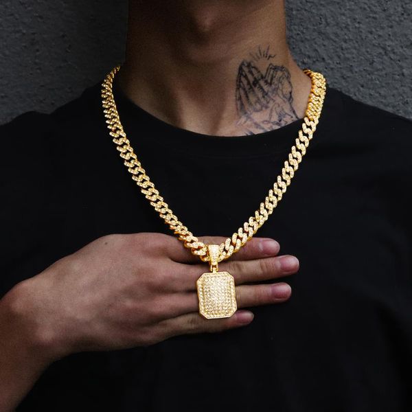 chains hip hop geometric square pendant necklace bling rhinestone gold and silver chain women's men's ingenuity gifts
chains hip hop geometric square pendant necklace bling rhinestone gold and silver chain women's men's ingenuity gifts