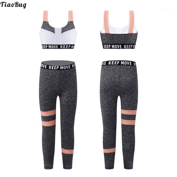 yoga outfit 2pcs kids girls sport suit u neck sleeveless wide straps color contrast patchwork crop and pant set for running gym
yoga outfit 2pcs kids girls sport suit u neck sleeveless wide straps color contrast patchwork crop and pant set for running gym