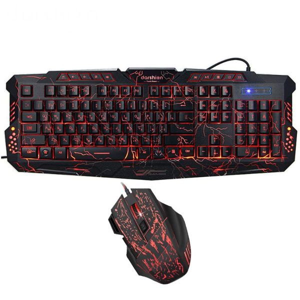 keyboard mouse combos russian gaming combo backlit led +colorful breathing light 7 buttons 3600dpi for desklaptop
keyboard mouse combos russian gaming combo backlit led +colorful breathing light 7 buttons 3600dpi for desklaptop