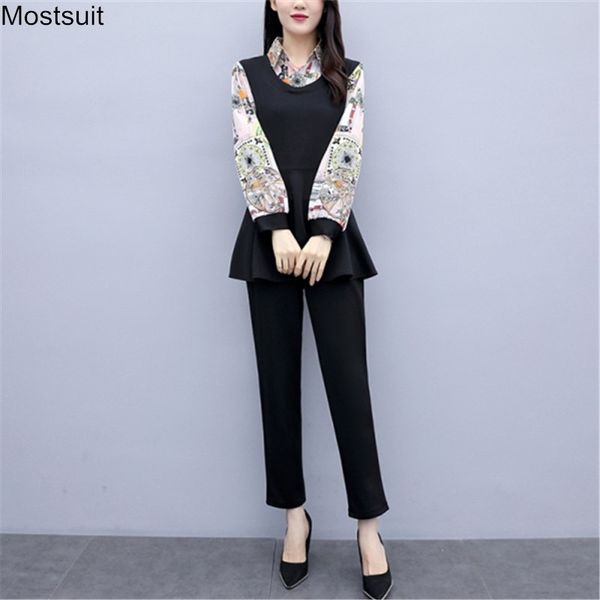 spring autumn elegant two piece set suit women fashion outfits plus size long sleeve printed tunic and pants sets ol 210518, White
spring autumn elegant two piece set suit women fashion outfits plus size long sleeve printed tunic and pants sets ol 210518, White