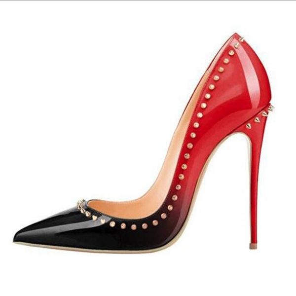 dress shoes 2021 fashion rivet heeled lady stiletto pumps shallow pointed toe woman party wedding designer, Black
dress shoes 2021 fashion rivet heeled lady stiletto pumps shallow pointed toe woman party wedding designer, Black