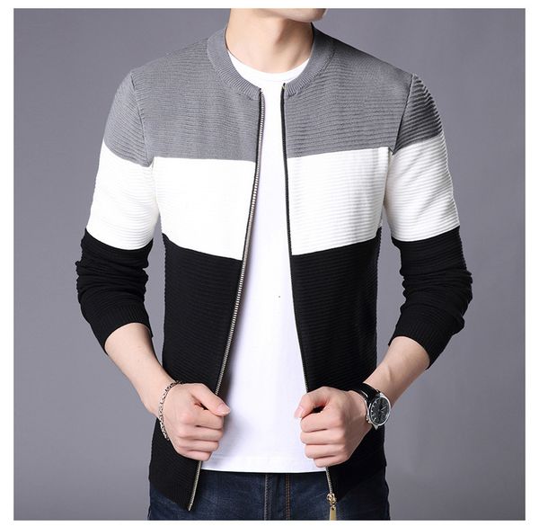 men's sweaters men cardigan casual knitted clothes o-neck autumn striped cotton man knitwear male slim clothing wholesale 5x5k, White;black
men's sweaters men cardigan casual knitted clothes o-neck autumn striped cotton man knitwear male slim clothing wholesale 5x5k, White;black