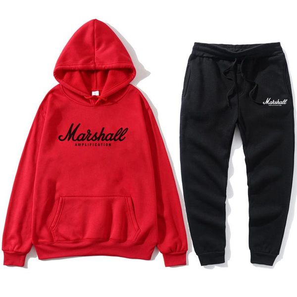 men's tracksuits 2-piece set of printed brand sportswear and women's hooded sweatshirts + pants pullover suits fashion track, Gray
men's tracksuits 2-piece set of printed brand sportswear and women's hooded sweatshirts + pants pullover suits fashion track, Gray