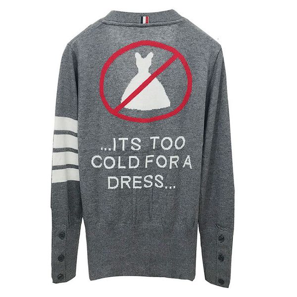 hoodies fashion tb thom brand sweaters women slim v-neck cardigans clothing striped cotton letter pattern casual coat, Black
hoodies fashion tb thom brand sweaters women slim v-neck cardigans clothing striped cotton letter pattern casual coat, Black