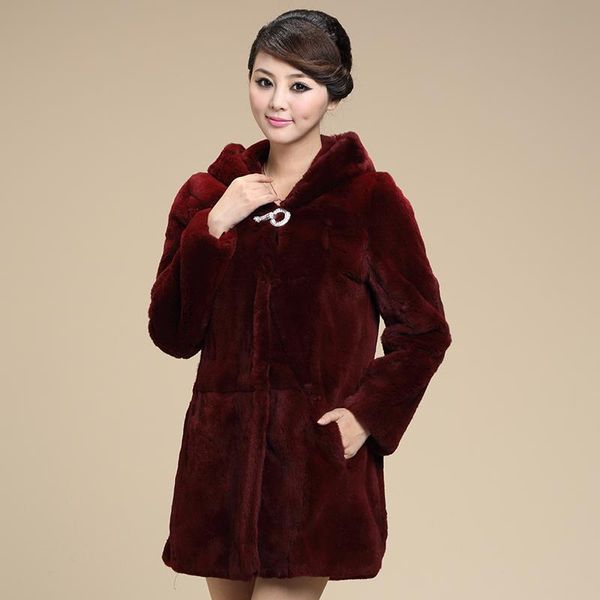 women's fur & faux 2021 autumn and winter genuine natural rex coat lady hooded medium-long overcoat plus size vf0049, Black
women's fur & faux 2021 autumn and winter genuine natural rex coat lady hooded medium-long overcoat plus size vf0049, Black