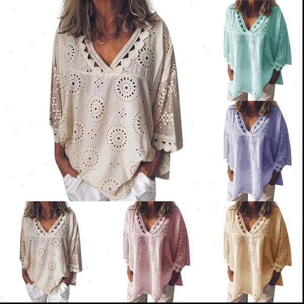 cotton embroidery lace ditch women blouses flower plus size s 5xl womens casual dobby three quarter, White
cotton embroidery lace ditch women blouses flower plus size s 5xl womens casual dobby three quarter, White