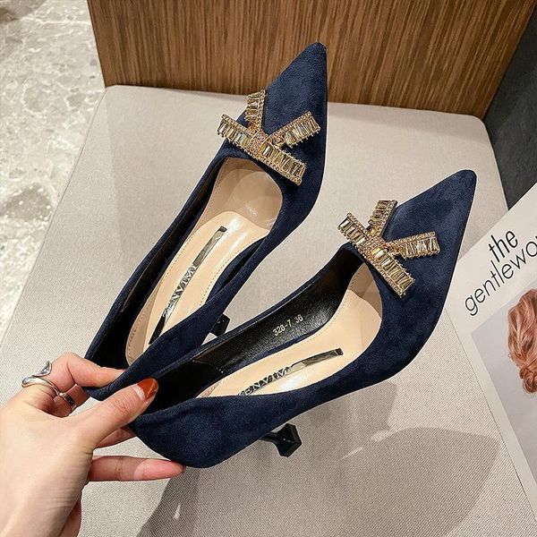 luxury women pumps 2021 high heels pointed toe slip-on wedding party crystal bowknot fashion shoes for lady size dress, Black
luxury women pumps 2021 high heels pointed toe slip-on wedding party crystal bowknot fashion shoes for lady size dress, Black
