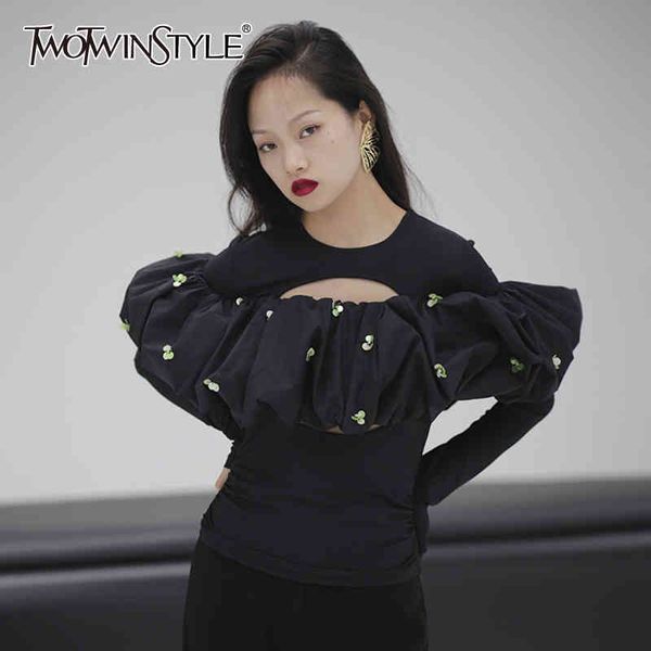 vintage patchwork women t-shirt o neck long sleeve slim hollow out hit color t shirt female fashion clothing 210524, White
vintage patchwork women t-shirt o neck long sleeve slim hollow out hit color t shirt female fashion clothing 210524, White