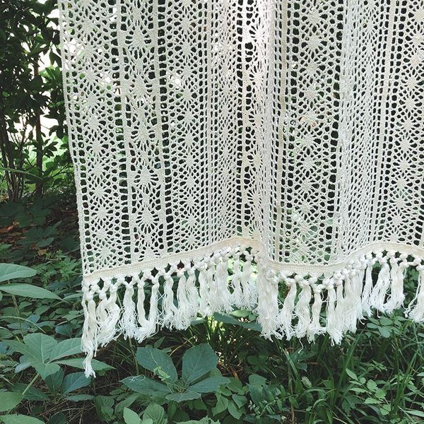 american rural style beige crochet curtain door cotton thread knitting cabinet drapes lace cortinas partition rideau#4
american rural style beige crochet curtain door cotton thread knitting cabinet drapes lace cortinas partition rideau#4