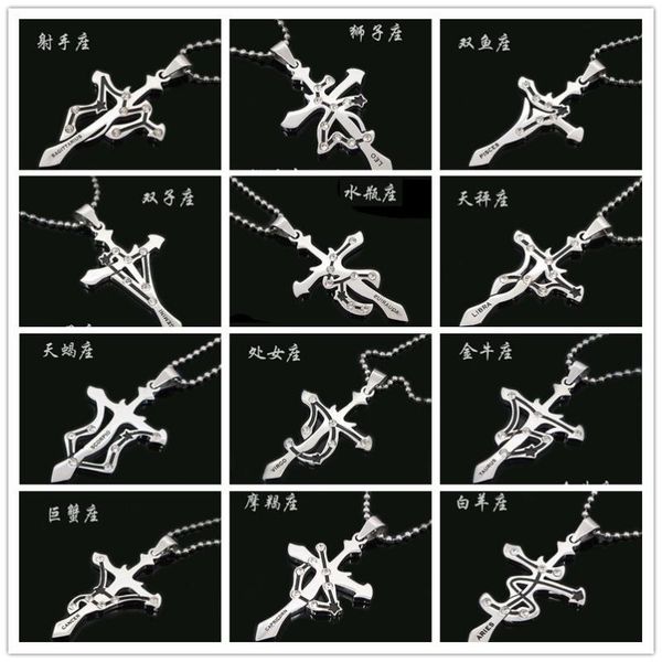 pendant necklaces idea 12 constellation logo cross religious faith necklace lucky twelve zircon zodiac jesus jewelry, Silver
pendant necklaces idea 12 constellation logo cross religious faith necklace lucky twelve zircon zodiac jesus jewelry, Silver