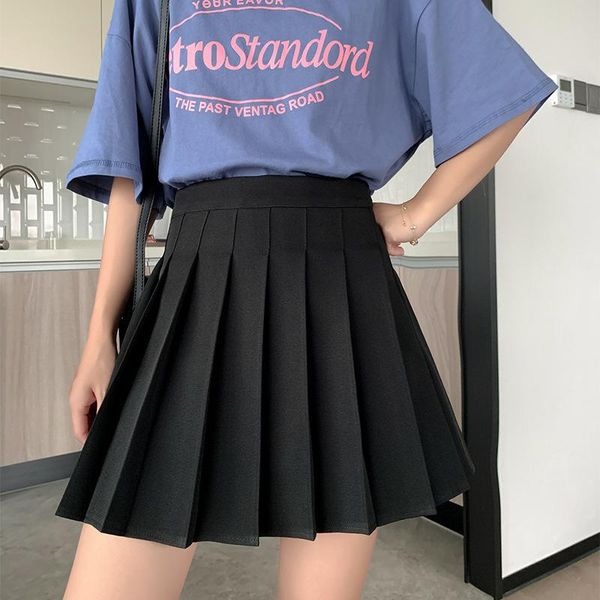 women casual elegant skirt 2021 high waist student pleated skirts female cute sweet girls dance mini, Black
women casual elegant skirt 2021 high waist student pleated skirts female cute sweet girls dance mini, Black