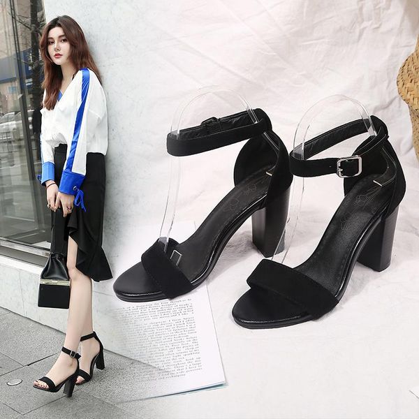 dress shoes 2021 ankle strap heels women sandals summer open toe chunky high party big size 43 zapatos muje, Black
dress shoes 2021 ankle strap heels women sandals summer open toe chunky high party big size 43 zapatos muje, Black