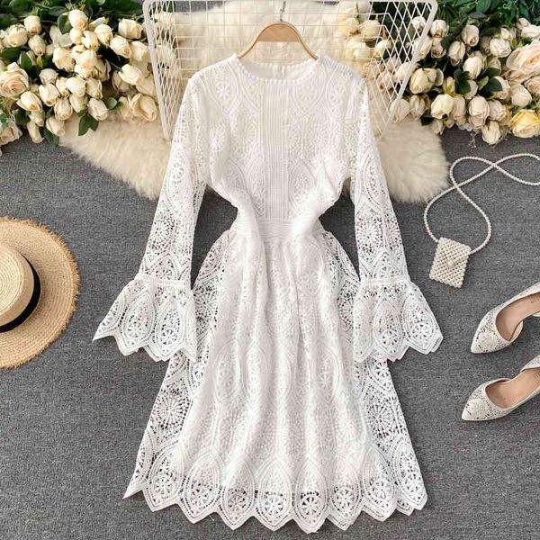 casual dresses korean women's lace singrain dressed with cleavage on her flare sleeve in a shallow solid autumn line iob8, Black;gray
casual dresses korean women's lace singrain dressed with cleavage on her flare sleeve in a shallow solid autumn line iob8, Black;gray