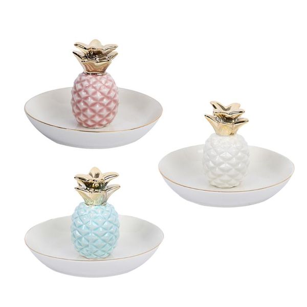 jewelry pouches, bags ananas ceramic tray display home decor dish organizer with gold edge, Pink;blue
jewelry pouches, bags ananas ceramic tray display home decor dish organizer with gold edge, Pink;blue