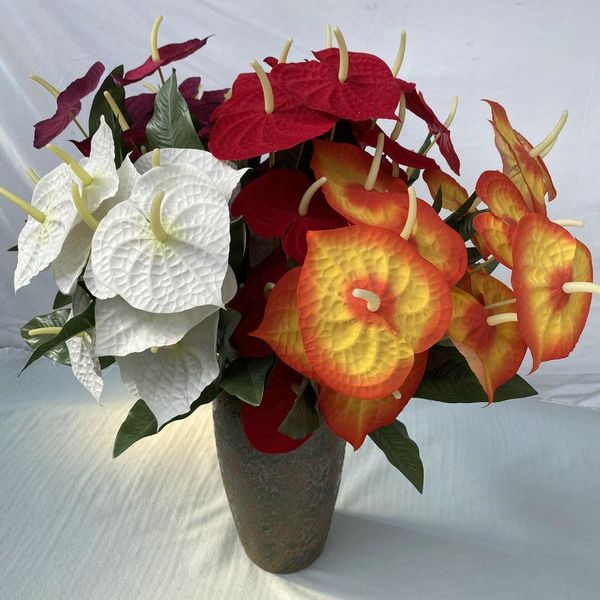decorative flowers & wreaths artificial simulation flower anthurium plastic plant wedding hall decoration indoor living room table garden de
decorative flowers & wreaths artificial simulation flower anthurium plastic plant wedding hall decoration indoor living room table garden de