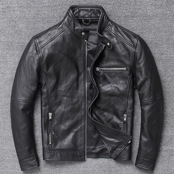men's leather & faux jacket men genuine jaket kulit asli pria military jackets real 2021, Black
men's leather & faux jacket men genuine jaket kulit asli pria military jackets real 2021, Black