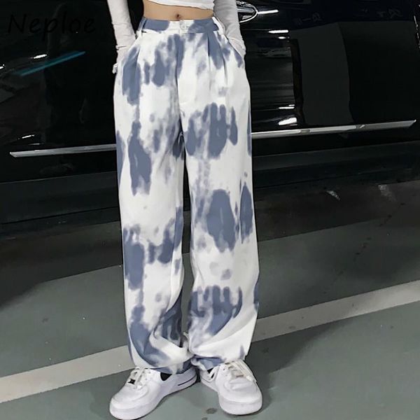 neploe 2021 irregular tie dye casual pants autumn double pockets wide leg vintage loose high waist straight women's & capris, Black;white
neploe 2021 irregular tie dye casual pants autumn double pockets wide leg vintage loose high waist straight women's & capris, Black;white