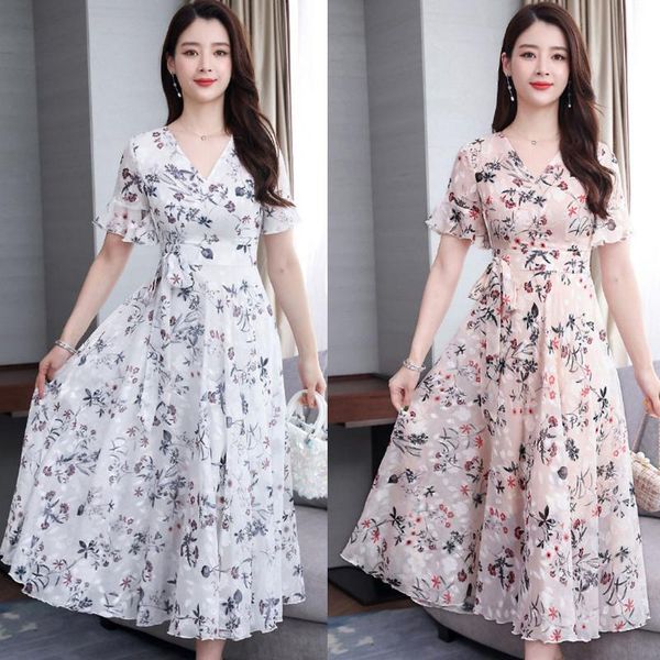 maternity dresses fashion party dress women's casual v-neck floral print short sleeve beach ladies vestido de mujer, White
maternity dresses fashion party dress women's casual v-neck floral print short sleeve beach ladies vestido de mujer, White