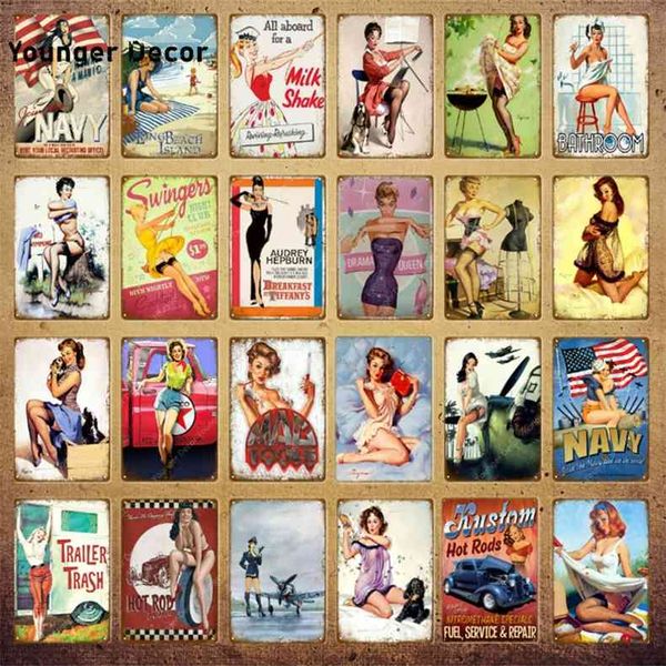 lady vintage signs plaque metal poster pin up girl wall decor bar pub club man cave bathroom retro painting yi-130
lady vintage signs plaque metal poster pin up girl wall decor bar pub club man cave bathroom retro painting yi-130