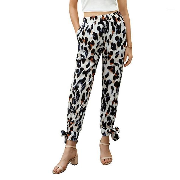 women's pants & capris 2021 spring and autumn leopard pattern side split strap trousers high waist wide leg women, Black;white
women's pants & capris 2021 spring and autumn leopard pattern side split strap trousers high waist wide leg women, Black;white