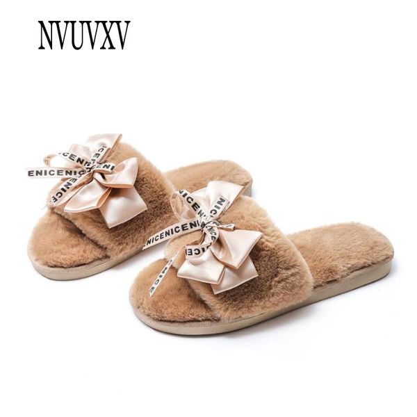 slippers ribbon bow plush cotton slip on warm shoes faux fur non-slip flats casual for home sh030, Black
slippers ribbon bow plush cotton slip on warm shoes faux fur non-slip flats casual for home sh030, Black