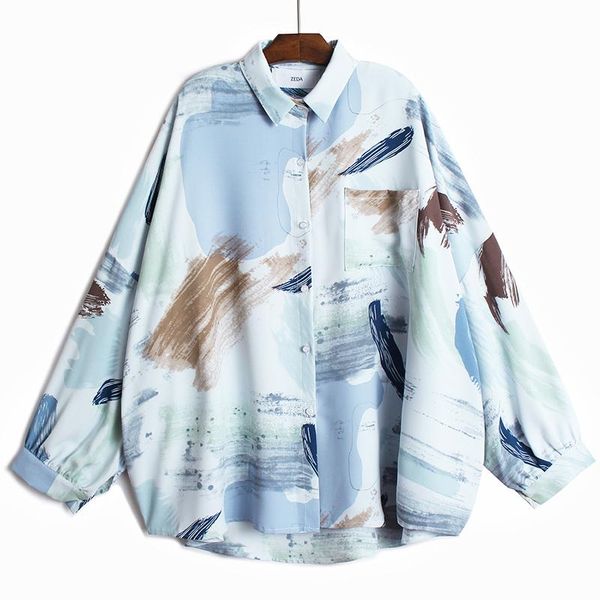 shirt womens vintage oil painting printing loose elegant full sleeve lapel collar 2021 spring autumn fashion tide xa136 women's blouses, White
shirt womens vintage oil painting printing loose elegant full sleeve lapel collar 2021 spring autumn fashion tide xa136 women's blouses, White