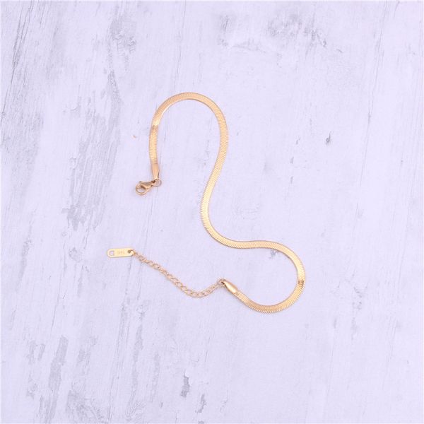 2020 rose gold color stainless steel snake chain anklet female korean simple retro foot bracelet beach accessories boho jewelry 190 w2, Red;blue
2020 rose gold color stainless steel snake chain anklet female korean simple retro foot bracelet beach accessories boho jewelry 190 w2, Red;blue