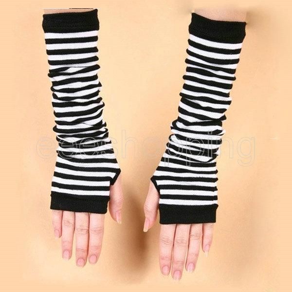 five fingers gloves women long fingerless fashion striped elbow 2021 warmer knit mittens work, Blue;gray
five fingers gloves women long fingerless fashion striped elbow 2021 warmer knit mittens work, Blue;gray