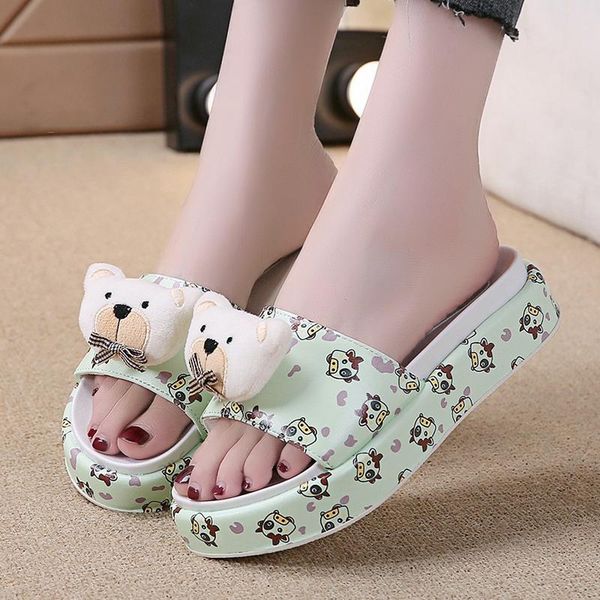 slippers women's summer shoes lovely non-slip flat open toe beach platform outdoor slides zapatillas casa mujer, Black
slippers women's summer shoes lovely non-slip flat open toe beach platform outdoor slides zapatillas casa mujer, Black