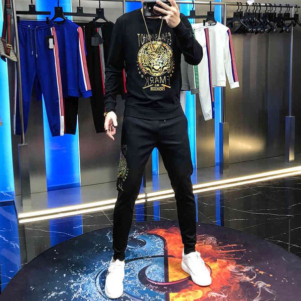 hoodies european station autumn custom tiger head letter warm printing pullover crew neck two garment fashion, Black
hoodies european station autumn custom tiger head letter warm printing pullover crew neck two garment fashion, Black