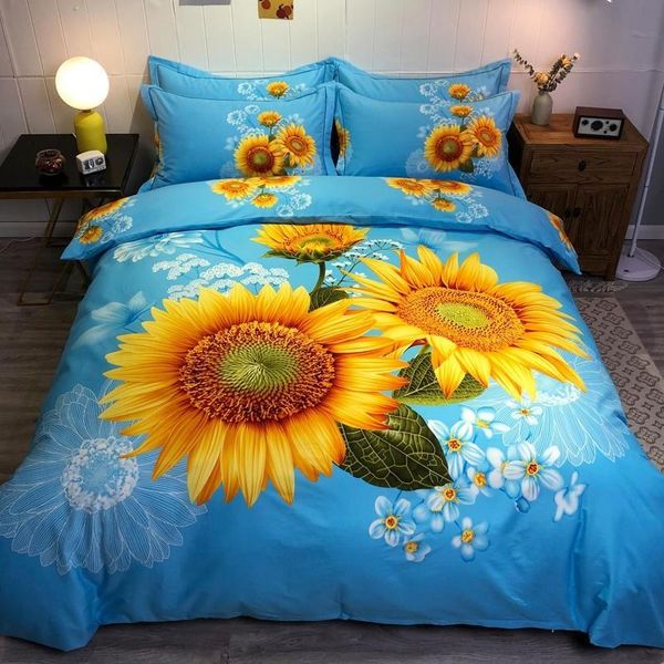 bedding sets soft brushed cotton duvet cover set king size 4pcs blossom sunflowers rose floral comforter bed sheet pillowcases
bedding sets soft brushed cotton duvet cover set king size 4pcs blossom sunflowers rose floral comforter bed sheet pillowcases