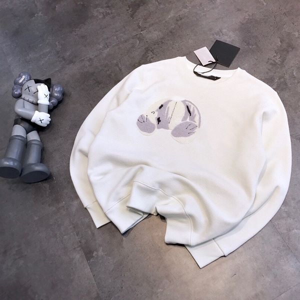 hairless white round neck sweater women's fashion leisure loose large couple cartoon flocking embroidery coat, Black
hairless white round neck sweater women's fashion leisure loose large couple cartoon flocking embroidery coat, Black